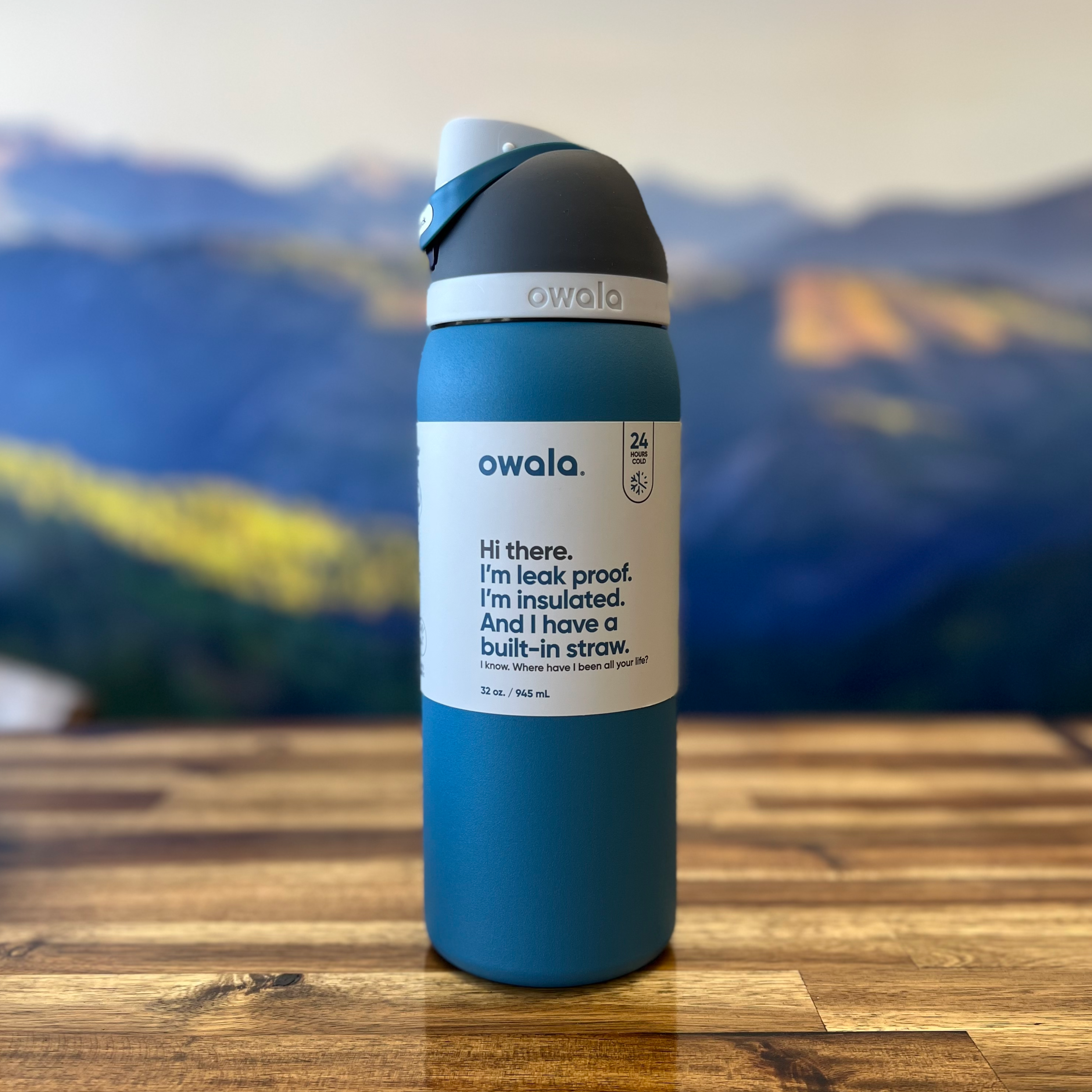 Owala, Dining, Owala 32 Oz Free Sip Stainless Steel Bottle Color Is Blue