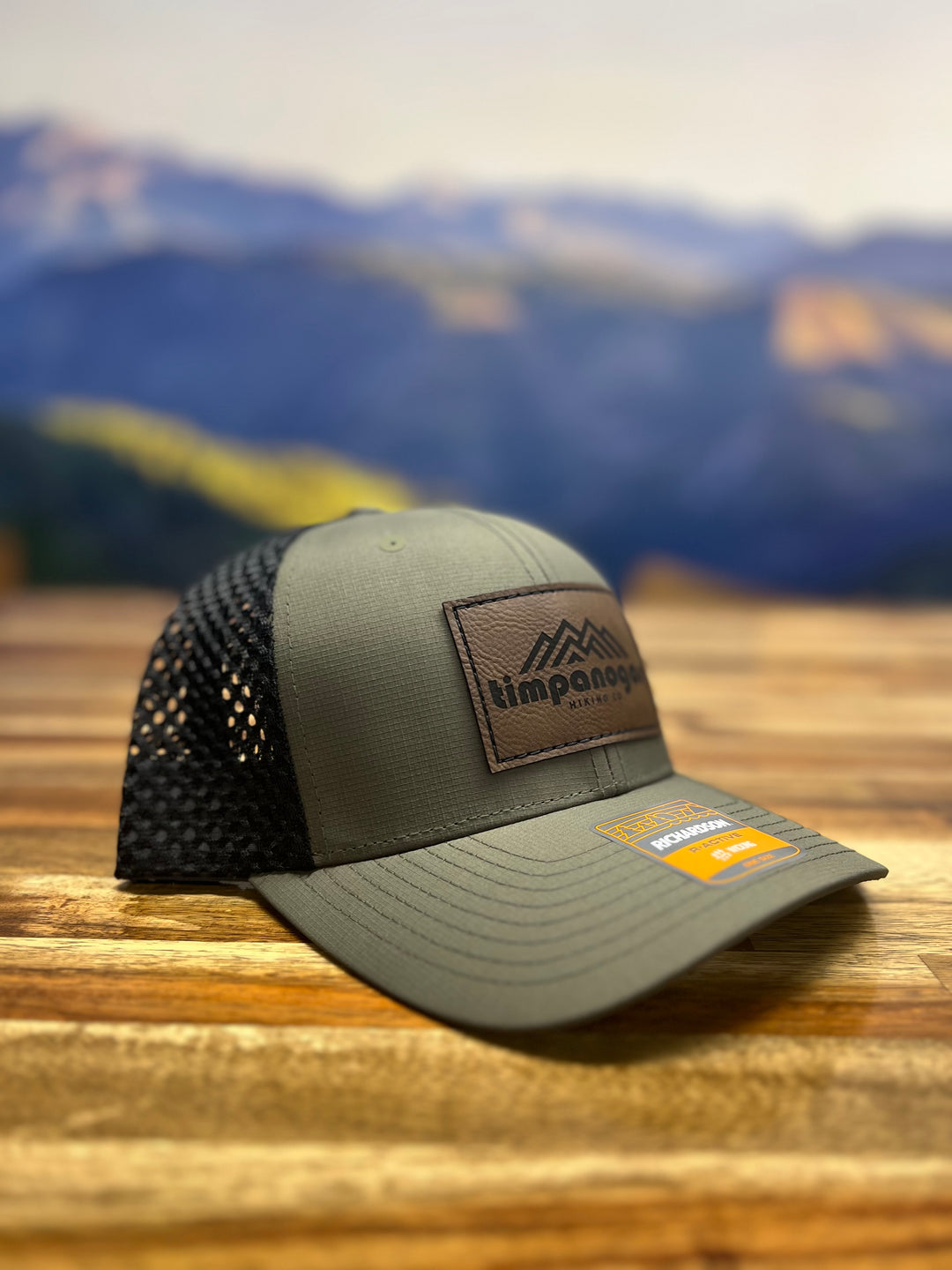 Timpanogos Hiking Co. R-Active Performance Hat (Military Green/Black)