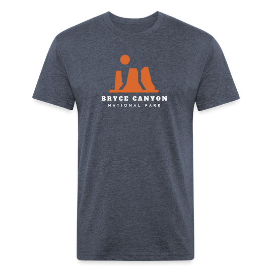 Bryce Canyon - Premium Graphic Tee - heather navy