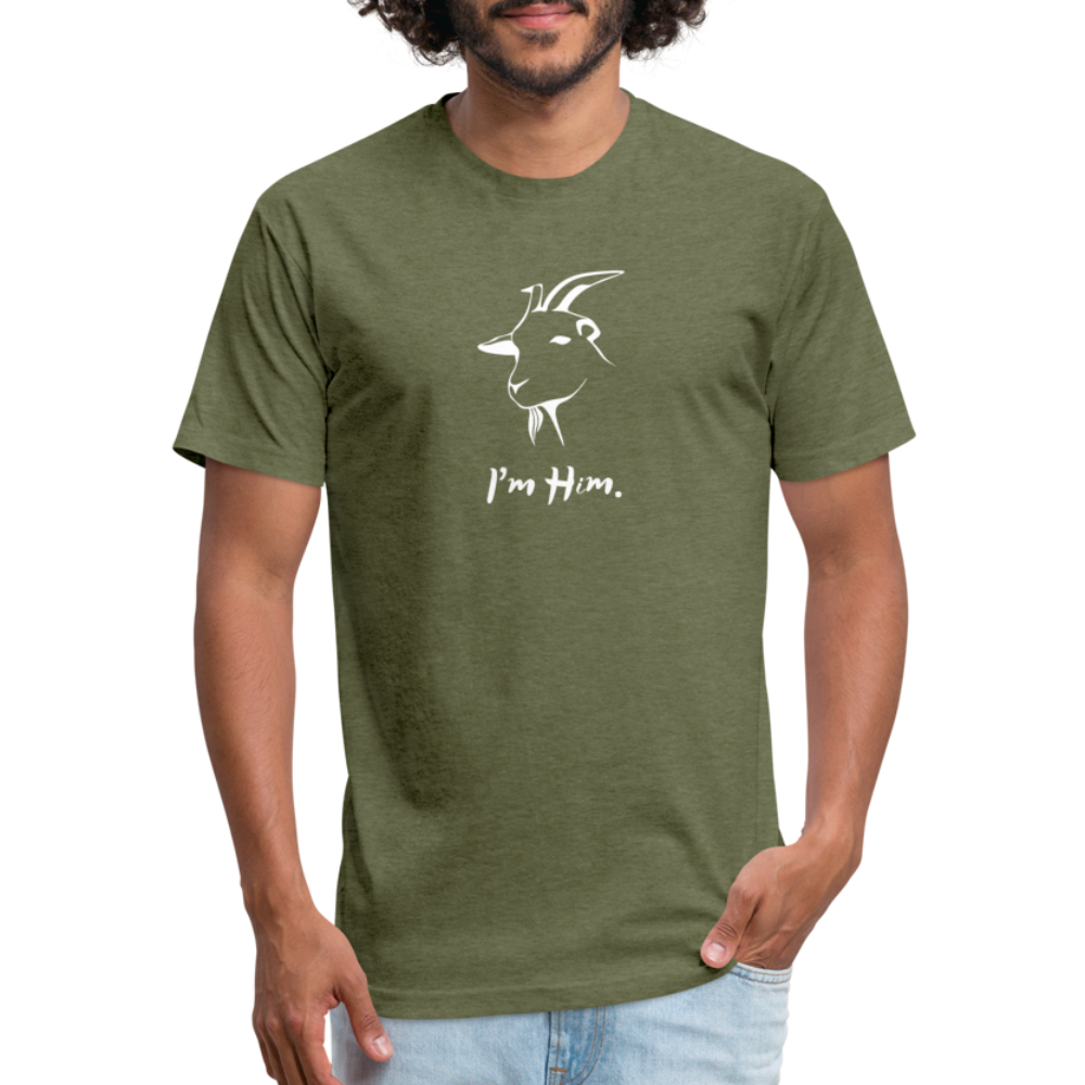 I'm Him - Premium Graphic Tee - heather military green