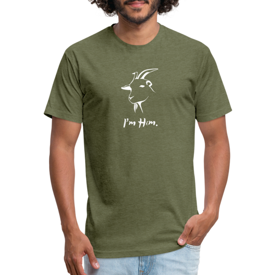 I'm Him - Premium Graphic Tee - heather military green