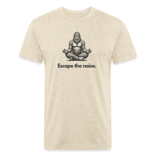 Escape the Noise (Bigfoot) - Premium Graphic Tee - heather cream