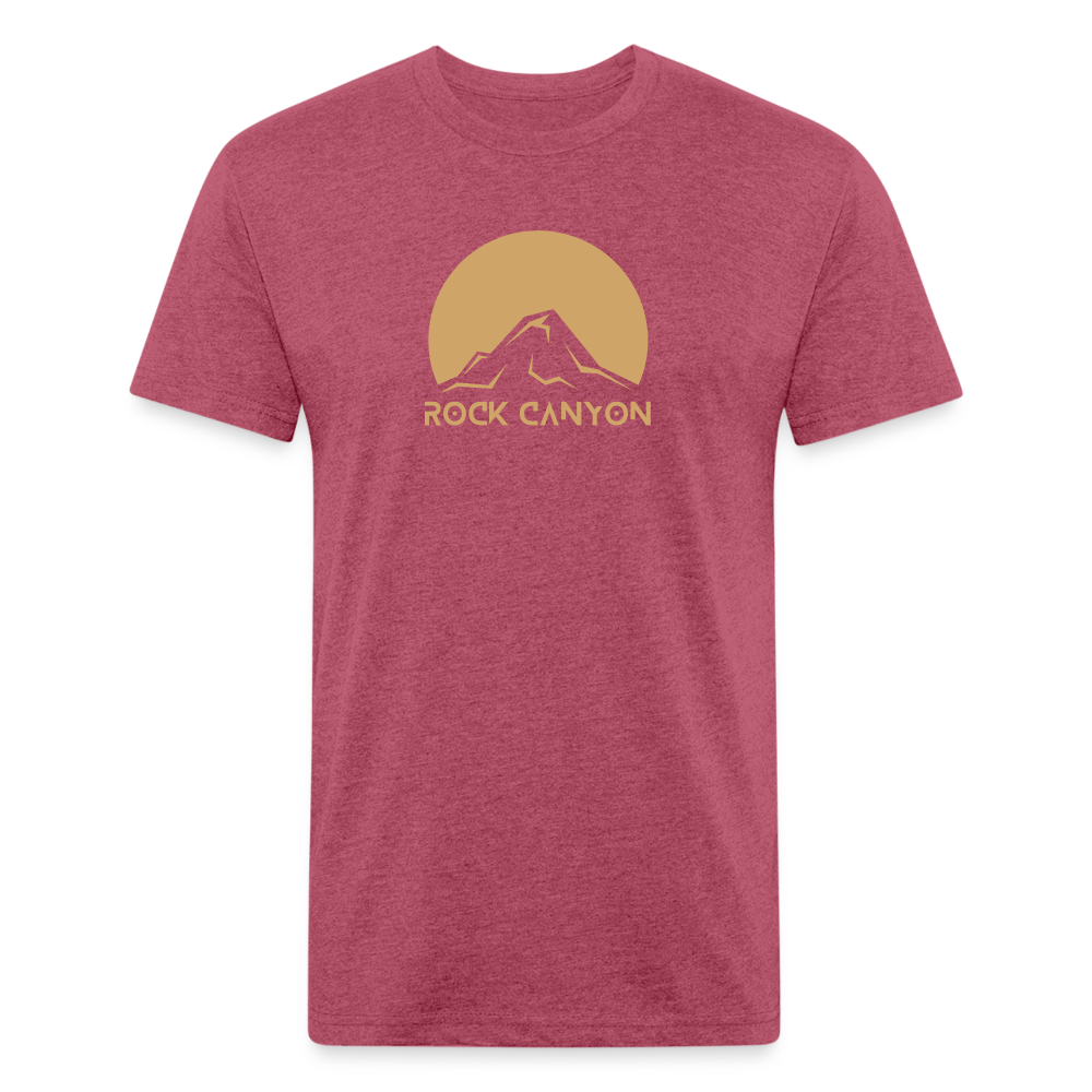 Rock Canyon - Premium Graphic Tee - heather burgundy