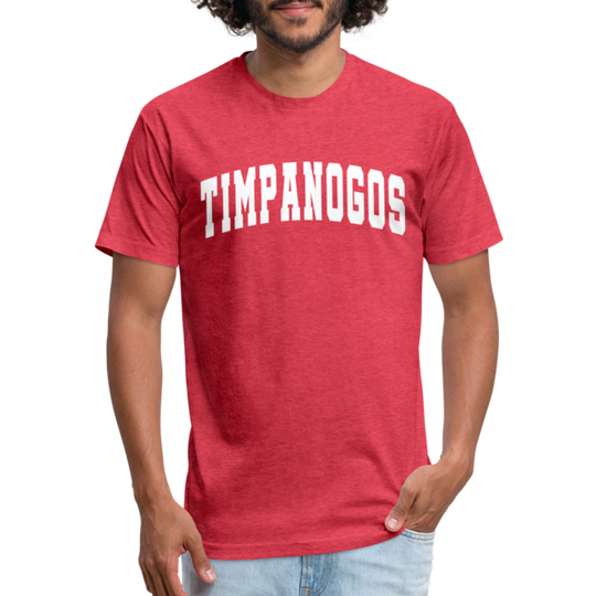 Timpanogos (retro college) - Premium Graphic Tee - heather red