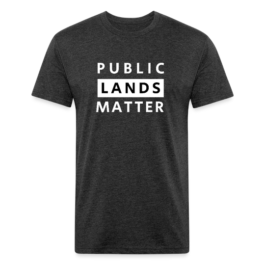 Public Lands Matter - Premium Graphic Tee - heather black