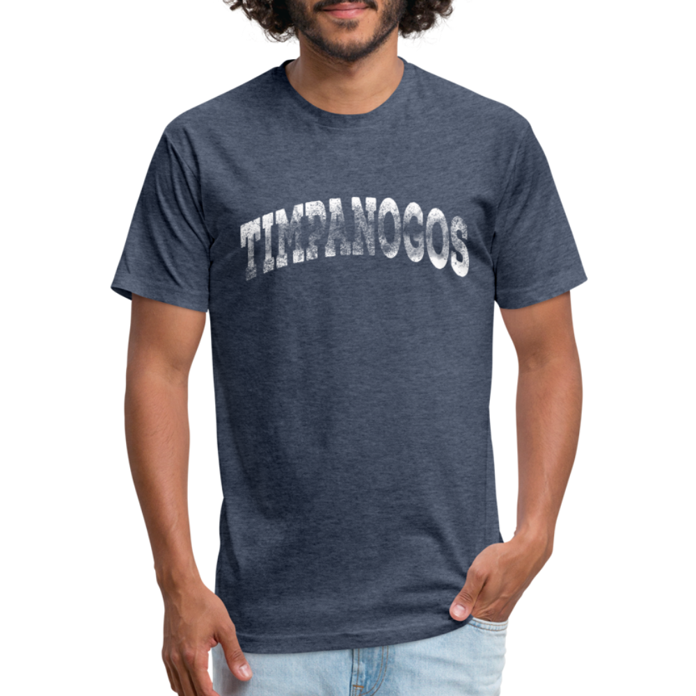 Timpanogos (retro college) - Premium Graphic Tee - heather navy