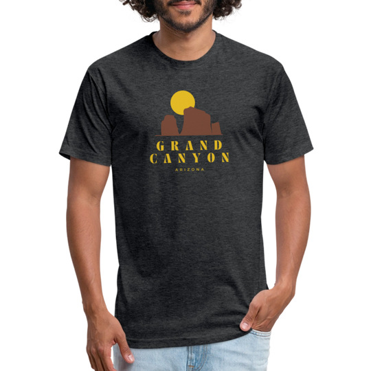 Grand Canyon - Premium Graphic Tee - heather black