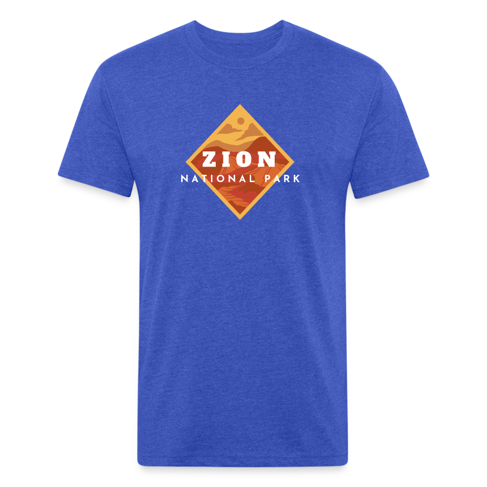 Zion National Park - Premium Graphic Tee - heather royal