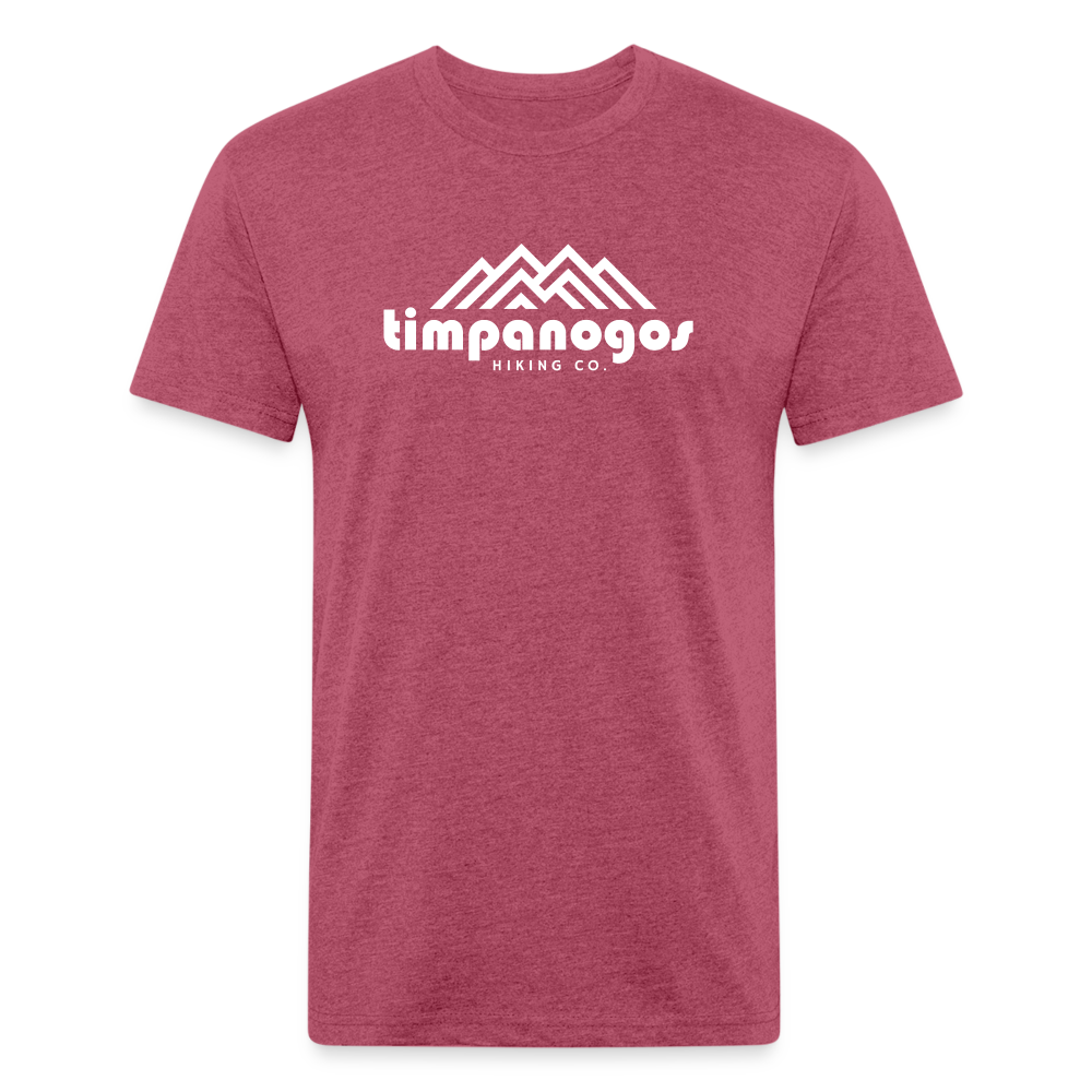 Timpanogos Hiking Co. (Official) - Premium Graphic Tee (POD) - heather burgundy