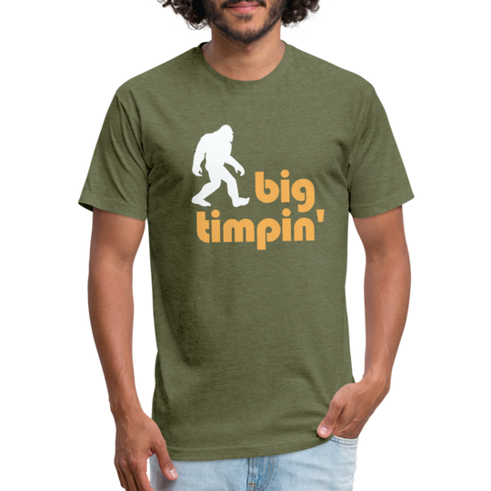 Big Timpin' - Premium Graphic Tee - heather military green