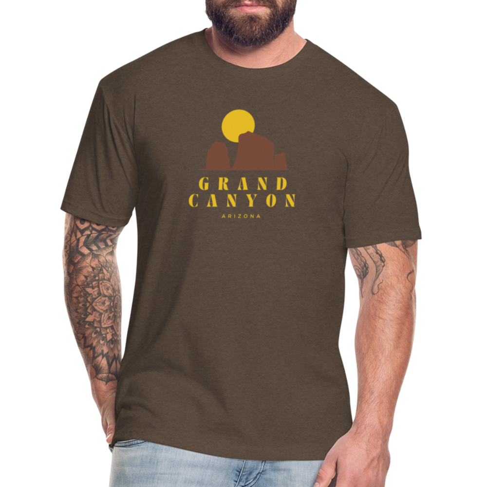 Grand Canyon - Premium Graphic Tee - heather espresso