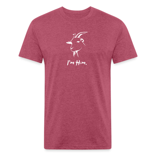 I'm Him - Premium Graphic Tee - heather burgundy