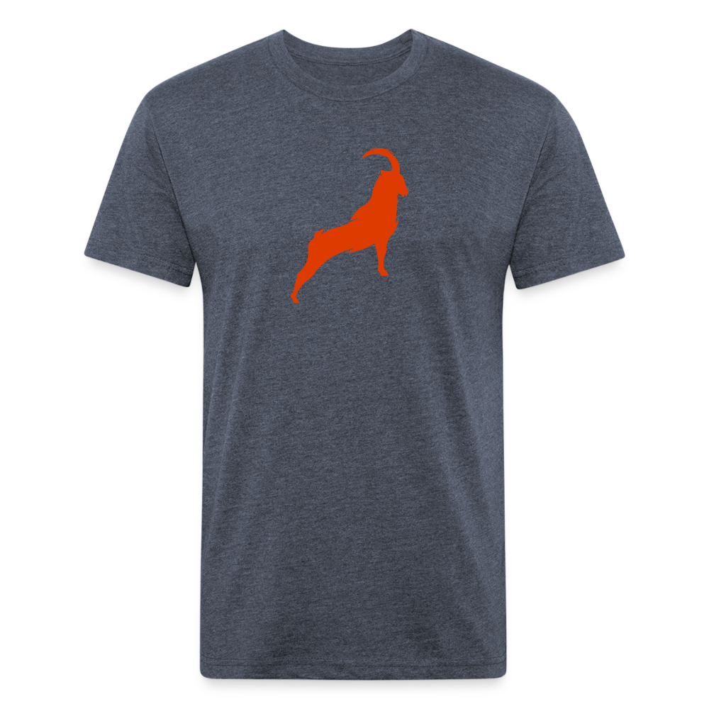 Goat Icon - Premium Graphic Tee - heather navy