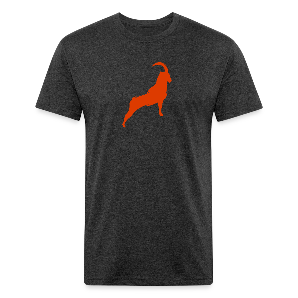 Goat Icon - Premium Graphic Tee - heather black