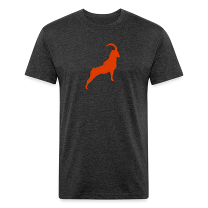 Goat Icon - Premium Graphic Tee - heather black