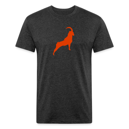 Goat Icon - Premium Graphic Tee - heather black