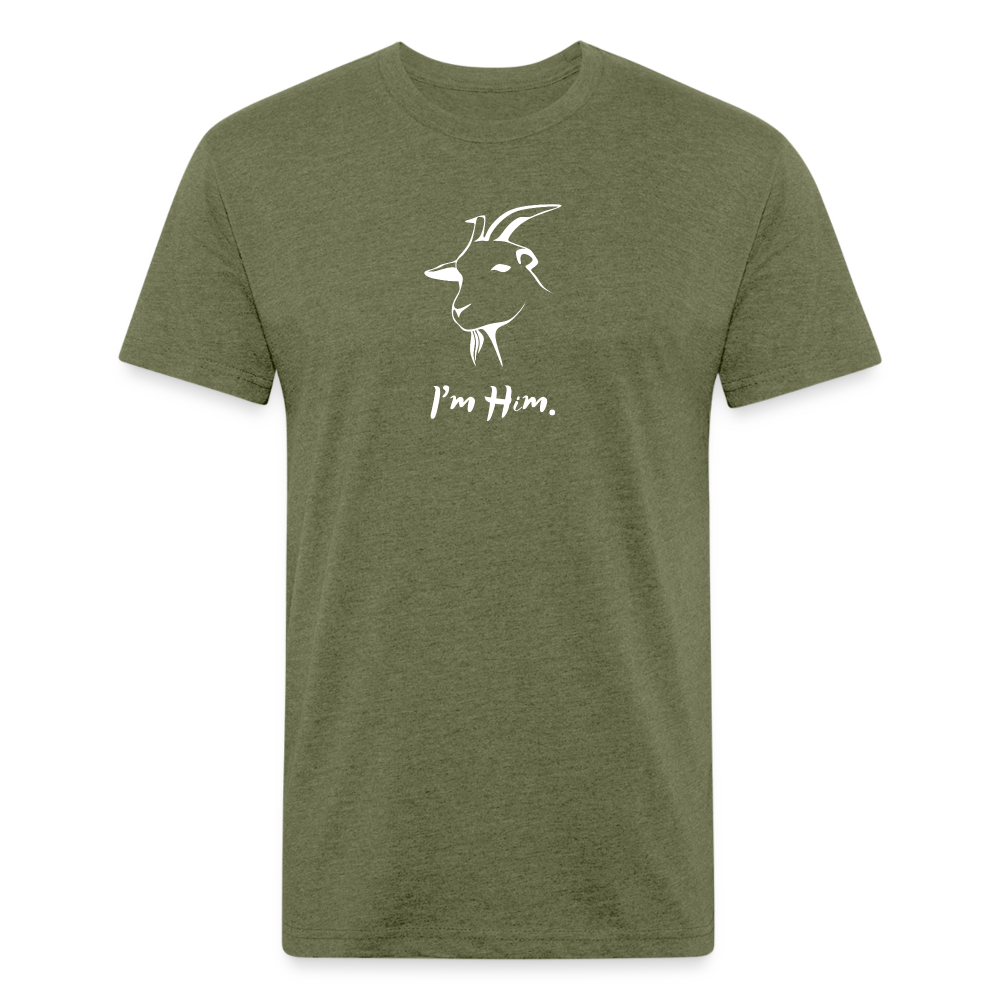 I'm Him - Premium Graphic Tee - heather military green