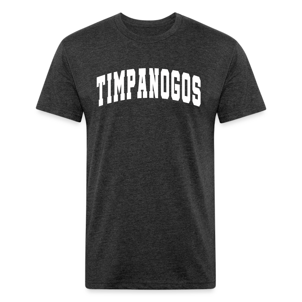 Timpanogos (retro college) - Premium Graphic Tee - heather black