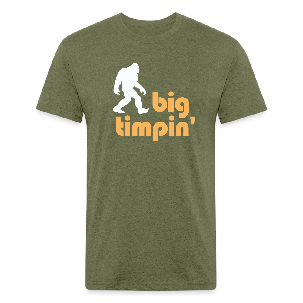 Big Timpin' - Premium Graphic Tee - heather military green