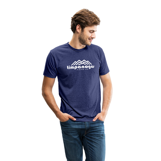 Timpanogos Hiking Co. (official) - Tri-Blend T-Shirt - heather indigo