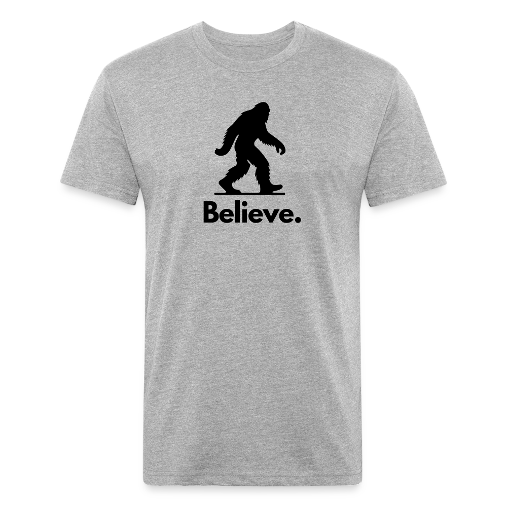 Believe (Bigfoot) - Premium Graphic Tee - heather gray