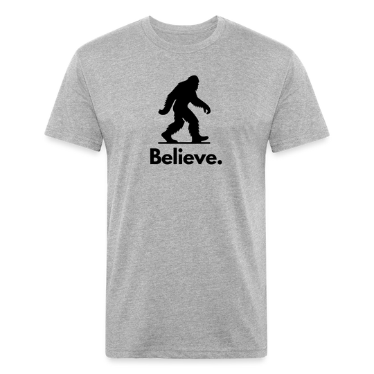 Believe (Bigfoot) - Premium Graphic Tee - heather gray