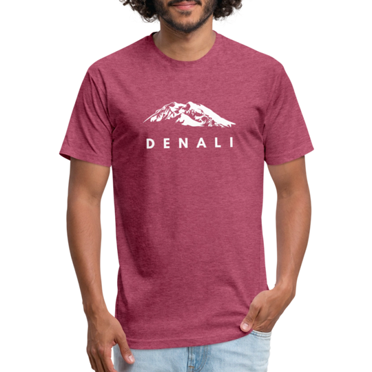 Denali - Premium Graphic Tee - heather burgundy