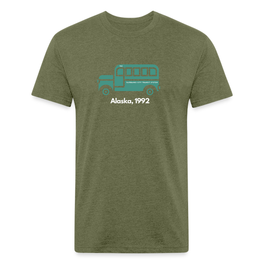 Alaska, 1992 - Premium Graphic Tee - heather military green