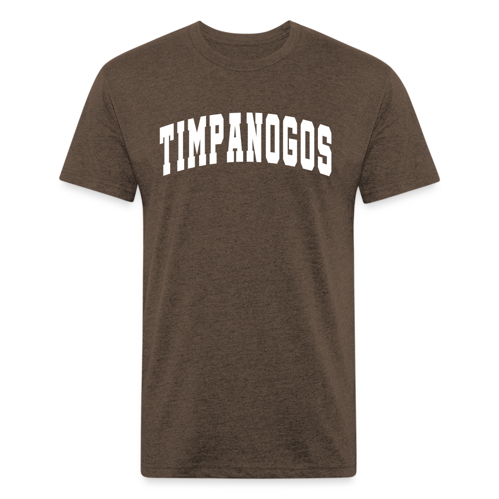 Timpanogos (retro college) - Premium Graphic Tee - heather espresso