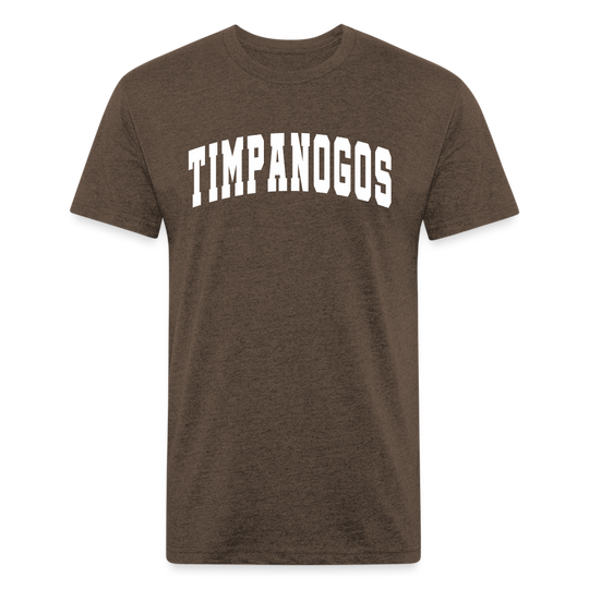 Timpanogos (retro college) - Premium Graphic Tee - heather espresso