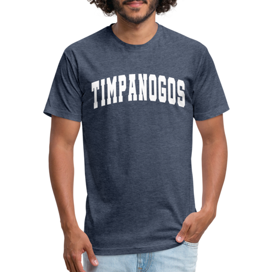 Timpanogos (retro college) - Premium Graphic Tee - heather navy