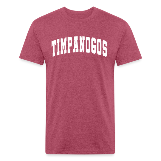 Timpanogos (retro college) - Premium Graphic Tee - heather burgundy