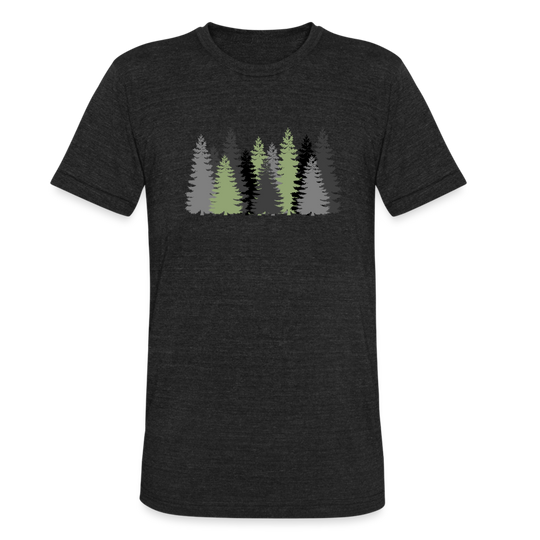 Trees - Tri-Blend T-Shirt - heather black