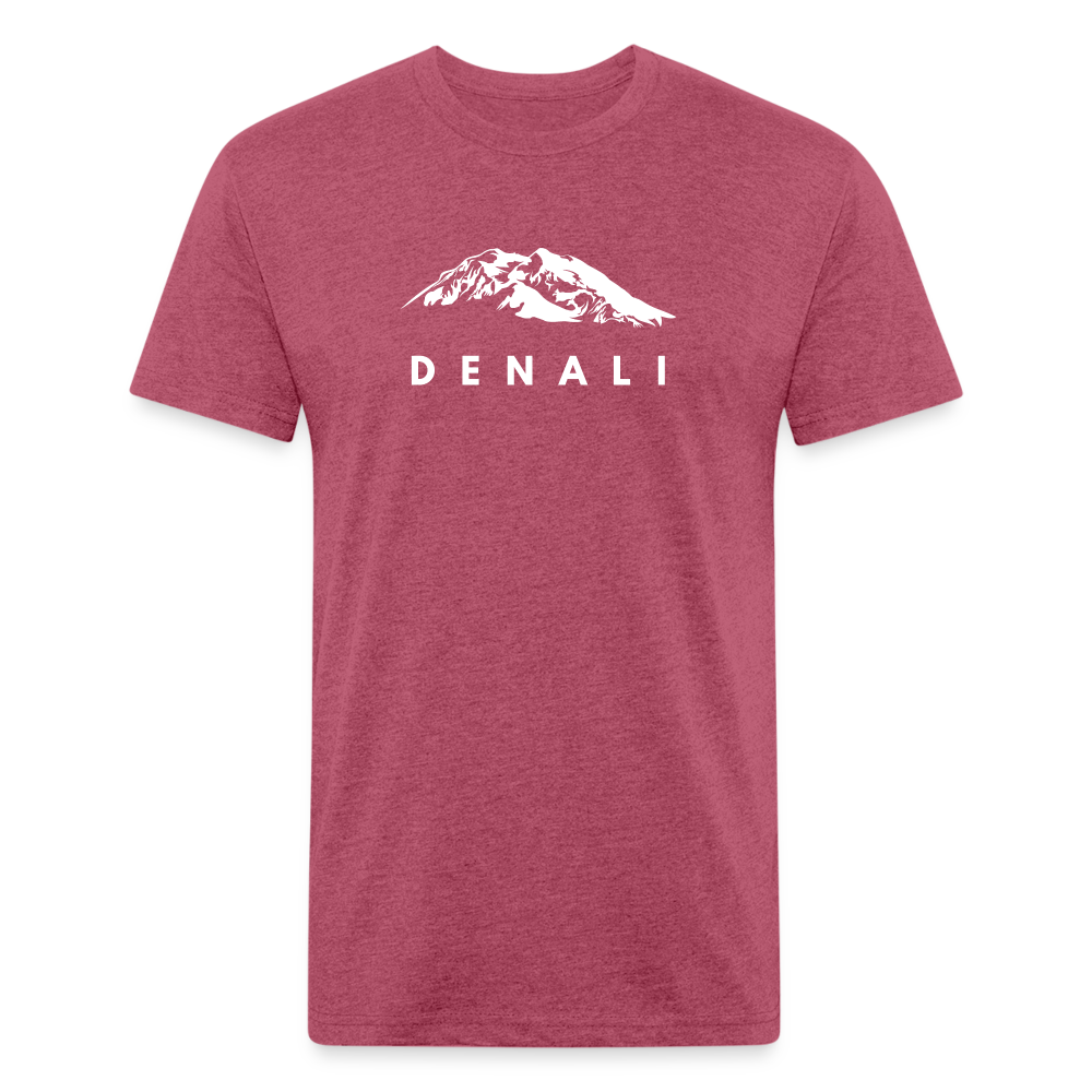 Denali - Premium Graphic Tee - heather burgundy