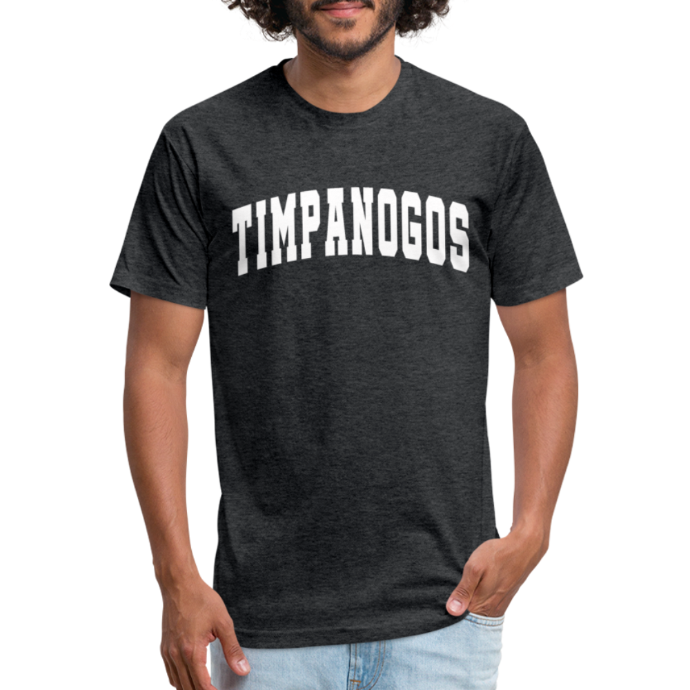 Timpanogos (retro college) - Premium Graphic Tee - heather black