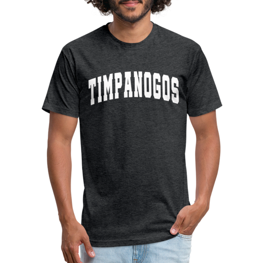 Timpanogos (retro college) - Premium Graphic Tee - heather black