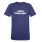 Timpanogos Hiking Co. (official) - Tri-Blend T-Shirt - heather indigo