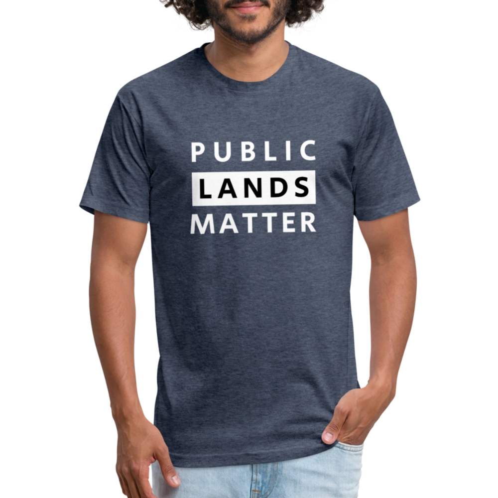 Public Lands Matter - Premium Graphic Tee - heather navy