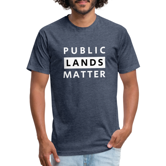 Public Lands Matter - Premium Graphic Tee - heather navy