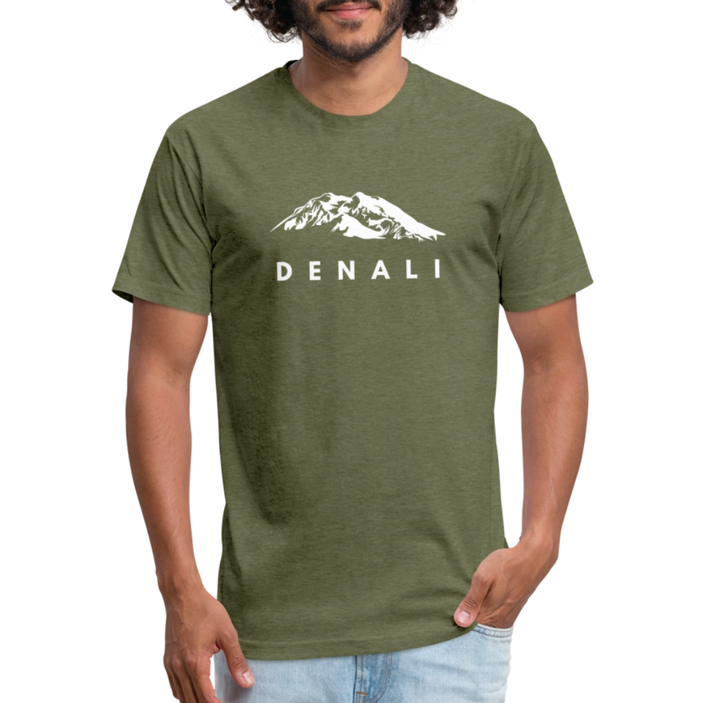 Denali - Premium Graphic Tee - heather military green