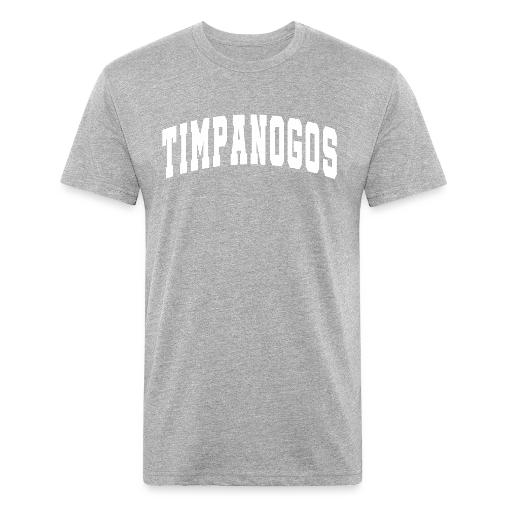 Timpanogos (retro college) - Premium Graphic Tee - heather gray