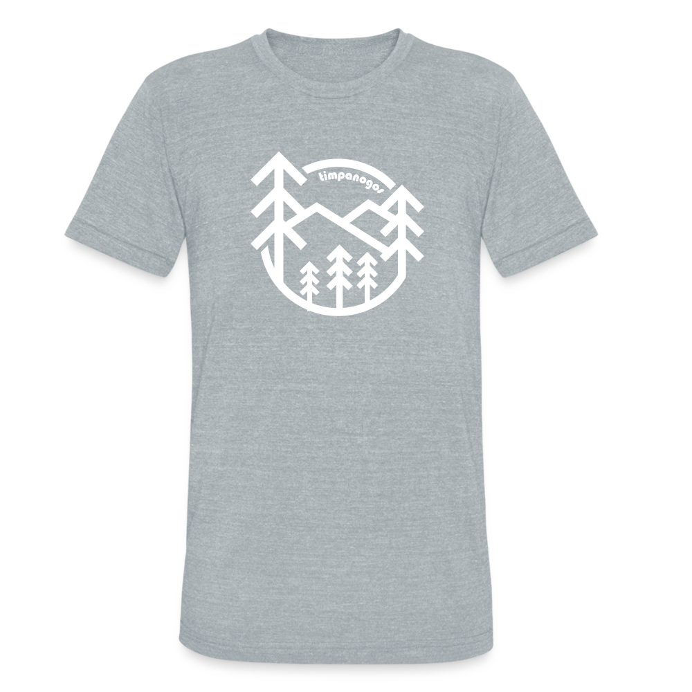 Retro Forest - Tri-Blend T-Shirt - heather grey