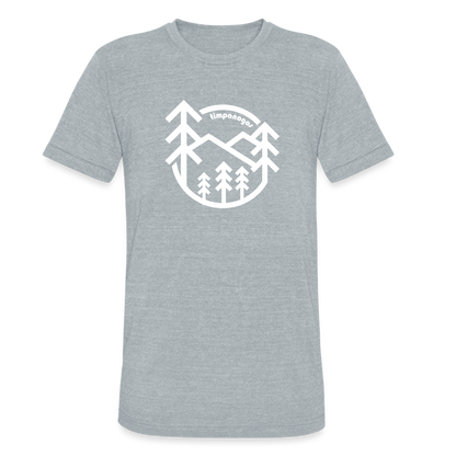 Retro Forest - Tri-Blend T-Shirt - heather grey