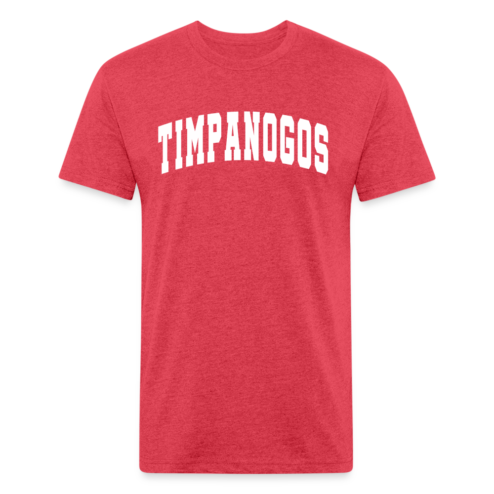 Timpanogos (retro college) - Premium Graphic Tee - heather red