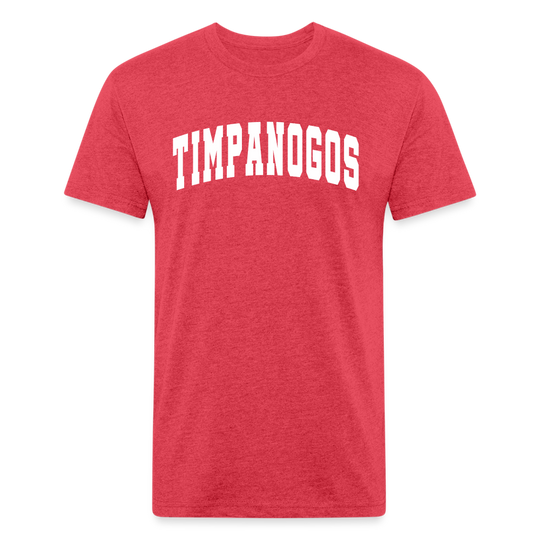 Timpanogos (retro college) - Premium Graphic Tee - heather red