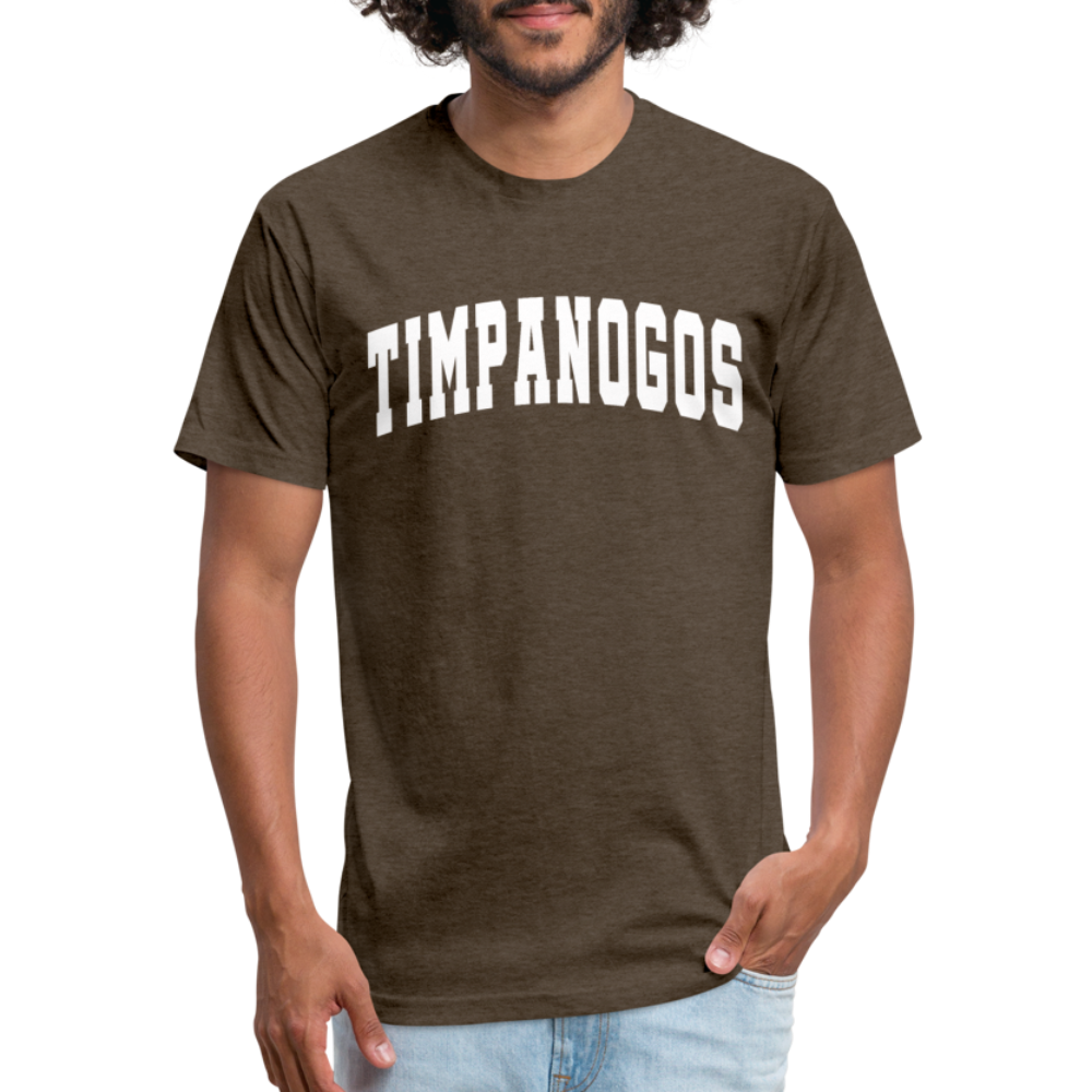 Timpanogos (retro college) - Premium Graphic Tee - heather espresso