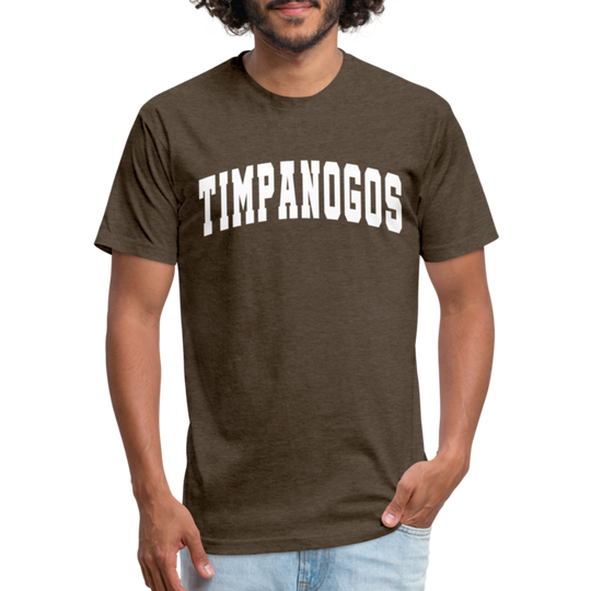 Timpanogos (retro college) - Premium Graphic Tee - heather espresso