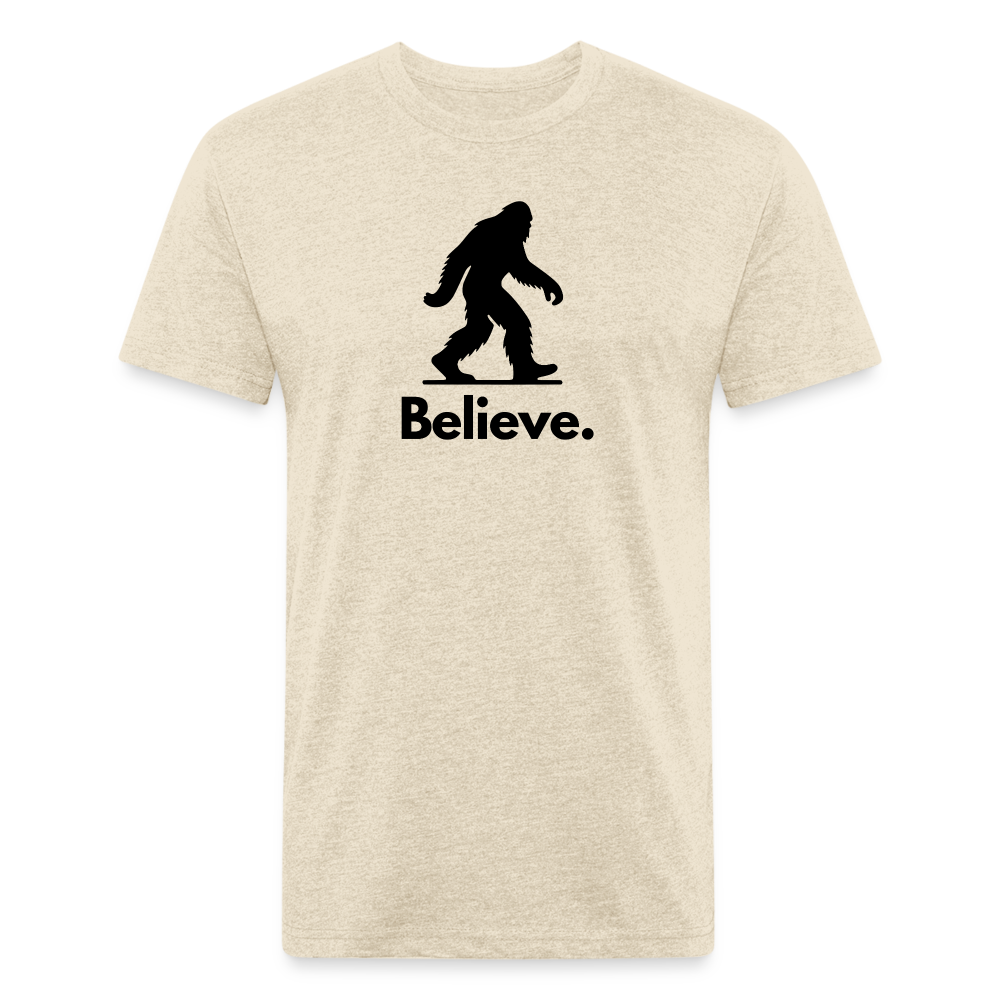 Believe (Bigfoot) - Premium Graphic Tee - heather cream