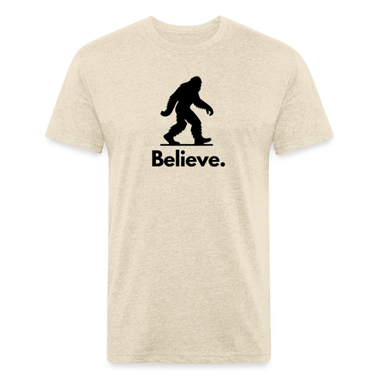 Believe (Bigfoot) - Premium Graphic Tee - heather cream