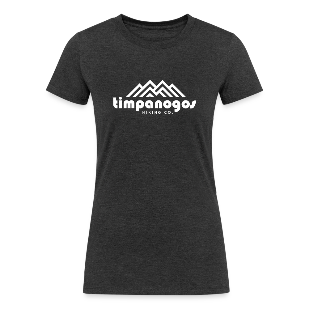 Timpanogos Hiking Co. (official) - Women's Tri-Blend Organic T-Shirt - heather black